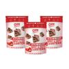 Chunk Nibbles Strawberry Snack Clusters - Real Freeze-Dried Strawberries, Pretzels & Corn Squares - Gourmet Fruity Sweet & Salty Snack, Handcrafted, No Artificial Colors - 4.25oz Resealable Pouch (3 Pack) view 1