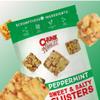 Chunk Nibbles Peppermint Snack Clusters - Holiday Sweet & Salty Snack Mix with Pretzels, Corn Squares & Peanuts - Festive Mint Flavor, Handcrafted, Small Batch - 4.25oz Resealable Pouch (3 Pack) view 3