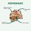 Chunk Nibbles Peppermint Snack Clusters - Holiday Sweet & Salty Snack Mix with Pretzels, Corn Squares & Peanuts - Festive Mint Flavor, Handcrafted, Small Batch - 4.25oz Resealable Pouch (3 Pack) view 4