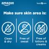 Amazon Basic Care Heavy-Duty Fabric Adhesive Bandages, First Aid and Wound Care Supplies, One Size, 100 Count view 2