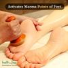 HealthAndYoga FootEase Kansa Vatki Stick - Ayurveda Bronze Foot Massager with Wooden Handle -Ancient Detox Pain Relief Rough Surface for Exfoliation -Eases Tiredness and Relaxes Feet(Stick - Flamed) view 2