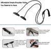 Shoulder Pulley Over The Door Physical Therapy System, Exercise Pulley for Physical Therapy, Alleviate Shoulder Pain and Facilitate Recovery from Surgery (Black) view 3