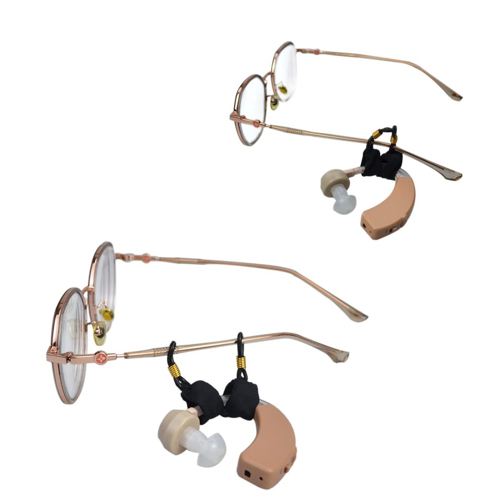 Hearing Aids Glasses Connectors Anti-Lost Hearing Aids Holder for Different Eyeglass Legs