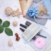Pandahall 30Pcs Drawstring Burlap Gift Bags with Sheer Window Organza Candy Goody Treat Bag Pouches for Wedding Party Favors Christmas Gifts Cosmetic Sample Pouch (Mixed Color) view 2