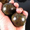 1Pair 50mm Natural Jade Baoding Ball Fitness Handball Quartz Sphere Relaxation Hand Wrist Exercise Stone,Nuwa Stone view 1