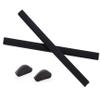 Caulo Replacement Kit of Temple Ear Socks and Nose Pads Compatible with Oakley Pitchman OX8050 Glass Sunglass Frames (Black w Nose Pads - 1 Set) view 1