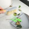 Small Dustpan and Brush Set - Mini Broom with Dustpan Set, Handheld Broom and Dust Pan Combo Set for Home, Pet Care, Car, 14 x 8.7 inch, Grey view 3