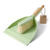 Dust Pan and Brush Set - Small Dustpan and Brush Set, Handheld Broom and Dustpan Set, Brush and Dust Pan Set for Car, Pet Care, Office, 14 x 8.7 inch, Green view 1