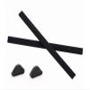 Caulo Replacement Kit of Temple Ear Socks and Nose Pads Compatible with Oakley Pitchman Asian Fit OX8096 Glass Sunglass Frames (Black w Asian Fit Nose Pads - 1 Set) view 1