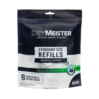Standard Refills - Dries Inside Vases, Water Bottles, Wine Glasses, Hydration Bladders, Travel Mugs, Carafes, Pitchers - Reusable. Wand Sold Separately.
