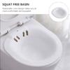 1pc Special Sitz Private Postoperative Patients Pregnant Elderly Soak Sitting Care for Squat Free Soaking Basin Woman Toilet Plastic Bathtub Episiotomy Post Over Bidet view 2