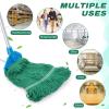 Nuogo 10 Pcs Commercial Mop Head Replacement Floor Cleaning Wet Heavy Duty Commercial Mop Refills General Cleaning(27.6 Inch,Green) view 4
