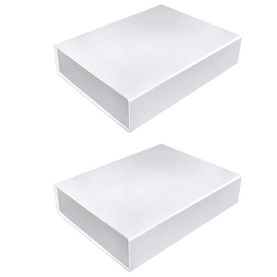 CECOBOX - Gift Boxes with Lids for Presents 14.3x10.75x3 - Glossy, Collapsible Magnetic Closure Gift Box - Groomsmen & Bridesmaid Proposal Boxes, Wedding, PR, Birthdays, Holidays