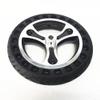 12inch Electric Wheelchair Rear Wheels Accessories, 12 1/2x2 1/4, Wheelchair Replacement Wheels Parts, Aluminum Alloy Hub, Honeycomb Solid Tires, Keyway: 6mm view 3