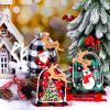 Shappy 24 Pcs Christmas Burlap Gift Bags, Small Treat Goody Bags with Drawstrings for Christmas, Featuring 12 Designs for Xmas and New Year Party Favors and Supplies(Stylish Style,7 x 5 Inch) view 3