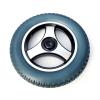 12 1/2X2 1/4, 12inch Wheelchair Rear Wheel Replacement Wheels, Electric Wheelchair Wheel Accessories, Rubber Solid Tire, Aluminum Alloy Hub, Key Width: 6mm view 1