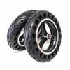 10x2, Wheelchair Front Wheel Accessories, 10inch Electric Wheelchair Replacement Wheels, Honeycomb Solid Tire, Suitable for Most Electric Wheelchairs, Bearing: 12mm1 Pair view 3
