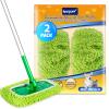 Reusable Microfiber Mop Pads Compatible with Swiffer Sweeper, Dry Sweeping Cloths, Wet Pads Refill for Swiffer Mop Pads Replacement Sweeping Mopping Pad Refills for Hardwood Surface Floor Cleaning view 1