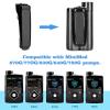 2-Pack Insulin Pump Belt Clip for Medtronic MiniMed 770G 670G 780G 630G 640G Pumps, Black view 2