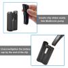 2-Pack Insulin Pump Belt Clip for Medtronic MiniMed 770G 670G 780G 630G 640G Pumps, Black view 4