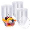 Thenshop 250 Pcs Clear Dessert Bowls Bulk 9 oz Disposable Hard Plastic Round Party Serving Bowls for Salad Soup Ice Cream Snack Appetizer Catering Birthday Wedding Picnic Home Event Supplies view 1