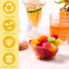 Thenshop 100 Pcs 12 oz Clear Plastic Bowls Disposable Serving Bowls Bulk Transparent Ice Cream Salad Dessert Plates for Party, Wedding, Buffet, BBQ, Dessert Shop, Catering Supplies view 4