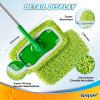 KEEPOW Dry Sweeping/Wet Mopping Cloths for Swiffer Sweeper, Reusable & Washable Microfiber Mop Pads Refills for Hard-Surface/Hardwood Floor Cleaning, 6 Pack (Mop is Not Included) view 3