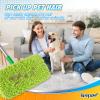 KEEPOW Dry Sweeping/Wet Mopping Cloths for Swiffer Sweeper, Reusable & Washable Microfiber Mop Pads Refills for Hard-Surface/Hardwood Floor Cleaning, 6 Pack (Mop is Not Included) view 4