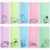 Sinmoe 20 Pcs Microfiber Cleaning Cloth Cute Kitty Cat Design Microfiber Cloth Gift Soft Multicolor Glasses Cleaner for Eyeglasses Camera Lens Cell Phone Screens Glasses, 6 x 6 Inches view 1
