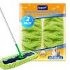 KEEPOW Reusable XL Wet Pads Refills for Swiffer XL Mop Sweeper, X-Large Dry-Sweeping / Wet-Mopping Microfiber Cloths for Surface/Hardwood Floor Cleaning, 2 Pack view 1
