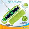 KEEPOW Reusable XL Wet Pads Refills for Swiffer XL Mop Sweeper, X-Large Dry-Sweeping / Wet-Mopping Microfiber Cloths for Surface/Hardwood Floor Cleaning, 2 Pack view 3