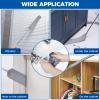 Retractable Gap Dust Cleaner Cleaning Tools with 2 Microfiber Dusting Cloths Long Handle 60inches Washable and Retractable Duster Brush for Cleaning Under Appliances Furniture Couch Fridge view 3