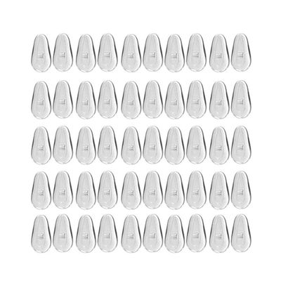 MOMOJIA Silicone Nose Pad, 25 Pair Silicone Eyeglass Airbag Soft Nose Pad On Nose Pad Glasses Massage Health Care Anti-Slip Tool for Sunglasses