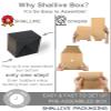 Shallive 6x6x4 Inch 12 Pcs Black Boxes Small Gift Boxes with Lids and Ribbon Groomsmen Gift Box Gold Geometric Paper Empty Box for Graduation Men Birthdays Father's Day Gift Wrapping view 4
