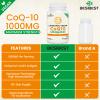 Besibest 1000mg Liposomal CoQ10 Ubiquinol, 120 Vegan Softgels, High Absorption Ubiquinol CoQ10 Supplement, Active Antioxidant Form of Coenzyme Q10 for Heart Function & Energy Production view 3