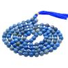 Amazing Gemstone Blue Aventurine Buddhist Prayer Beads Japa Mala with 108 Meditation Beads (Hand Knotted) view 2