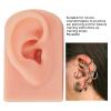 Silicone Ear Model, 3Pcs Silicone Ear Model Soft Flexible Right Ear 3 Colors Easy to Use Reusable Human Ear Model Simulated Ear for Ear Piercing Training and Earrings Display view 4