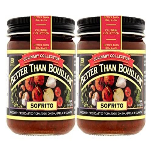 Better Than Bouillon Culinary Collection Base, Sofrito Base, Contains 38 Servings Per Jar, 8-Ounce Glass Jar (Pack of 2)