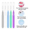 EasyHonor Braces Brush for Cleaner Interdental Brush Toothpick Dental Tooth Flossing Head Oral Dental Hygiene Flosser Toothpick Cleaners Tooth Cleaning Tool (5 Cool Colors,75pcs) view 2