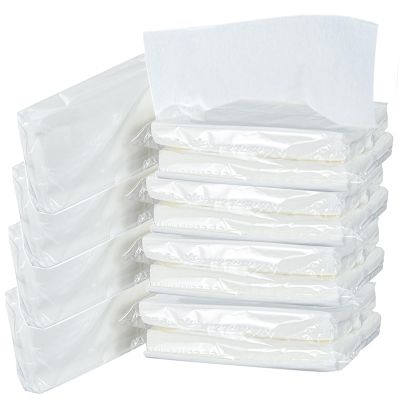 12 Bags Car Tissue Refills, 360 Sheets Car Travel Napkins, Disposable White Facial Tissues for Visor Holder