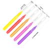 EasyHonor Braces Brush for Cleaner Interdental Brush Toothpick Dental Tooth Flossing Head Oral Dental Hygiene Flosser Toothpick Cleaners Tooth Cleaning Tool (5 Warm Colors,75pcs) view 2