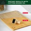 ROYAL CRAFT WOOD Cutting Board Oil and Wax Applicator for Food Grade Mineral Oil - Round Bamboo Applicator for Wood Cutting Boards, Butcher Blocks, Utensils Small view 3