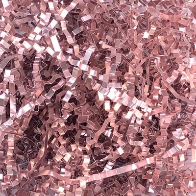 Keoferlo Shredded Paper Pink Basket Filler 1/2 LB Gift Box Crinkle Cut Paper Shredded Stuffing Rose Pink Grass for Valentine Day Packing Shipping Decorations Wrappings