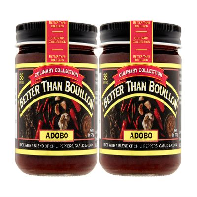 Better Than Bouillon Culinary Collection Base, Adobo Base, Contains 38 Servings Per Jar, 8-Ounce Glass Jar (Pack of 2)
