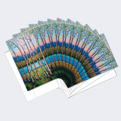 Tree-Free Greetings - All Occasion Cards - Artful Designs - 12 Cards + White Envelopes - Made in USA - 100% Recycled Paper - 4"x6" - Hope Springs Eternal (FS64171)
