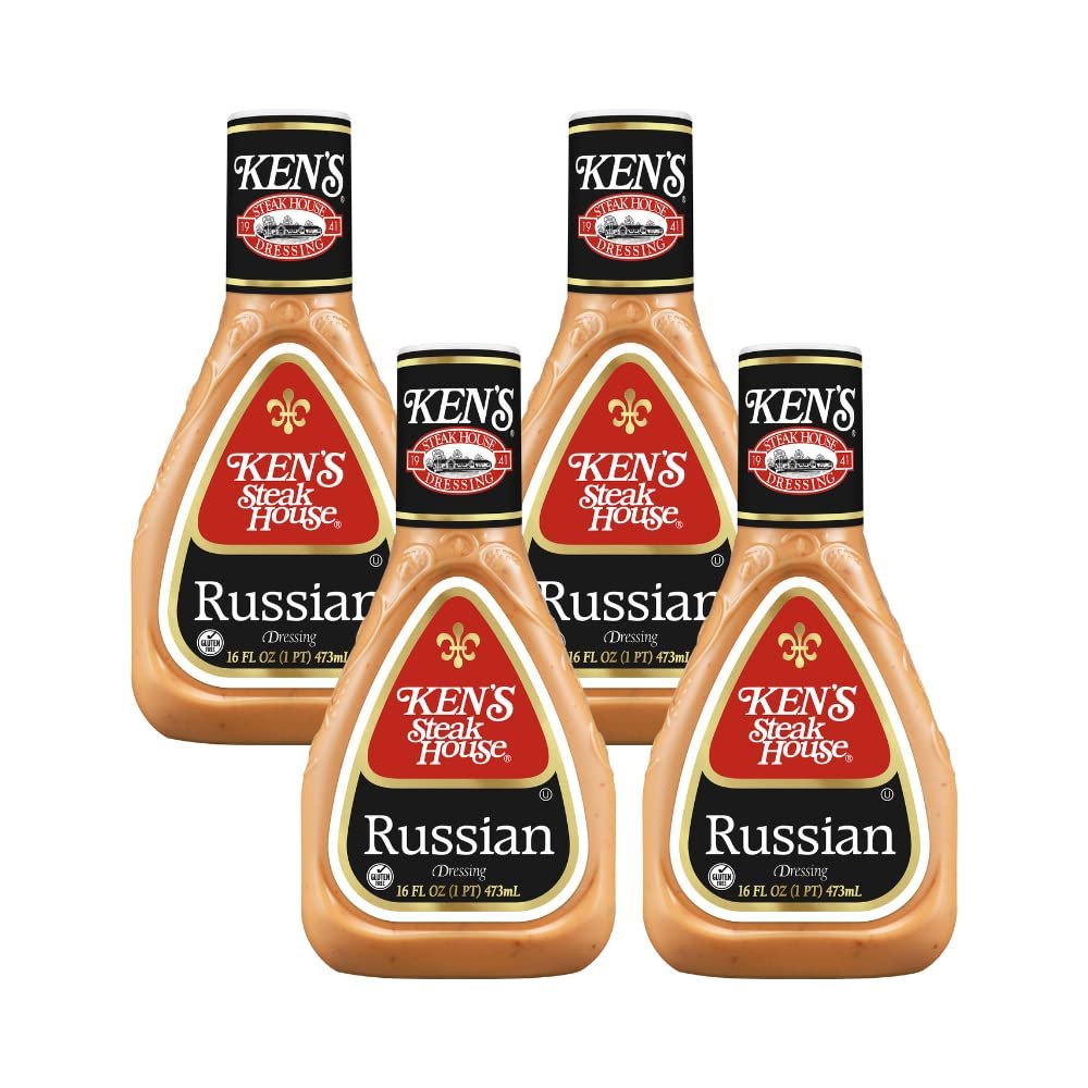 Ken's Steak House Russian Dressing (16 Ounce, Pack of 4)