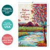 Tree-Free Greetings - All Occasion Cards - Artful Designs - 12 Cards + White Envelopes - Made in USA - 100% Recycled Paper - 4"x6" - Halfway There (FS64168) view 4