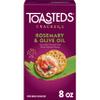 Toasteds Crackers, Lunch Snacks, Party Snacks, Rosemary And Olive Oil, 8oz Box (1 Box) view 1