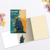 Tree-Free Greetings - Birthday Cards - Artful Designs - 12 Cards + White Envelopes - Made in USA - 100% Recycled Paper - 5"x7" - Thinker Beer Fun Fact (FS64191) view 2