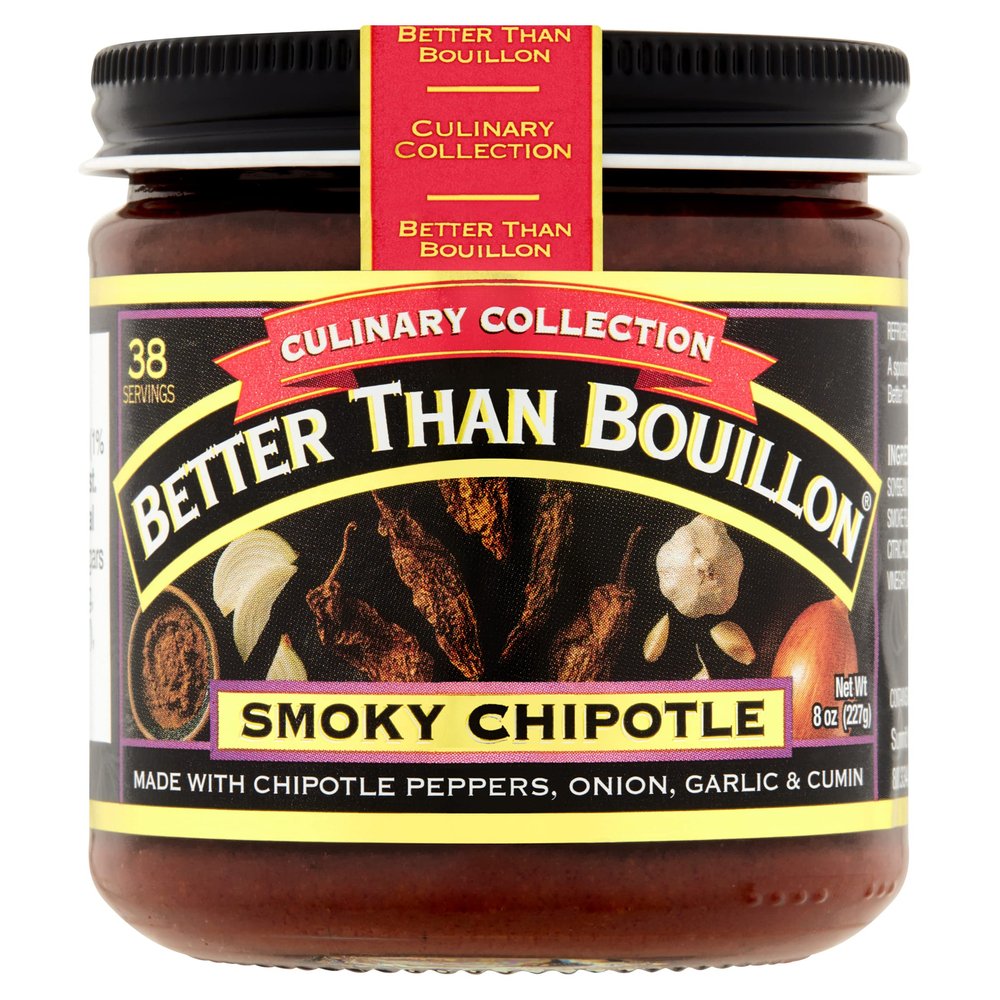 Better Than Bouillon Culinary Collection Base, Smoky Chipotle Base, Contains 38 Servings Per Jar, 8-Ounce Glass Jar (Pack of 1)